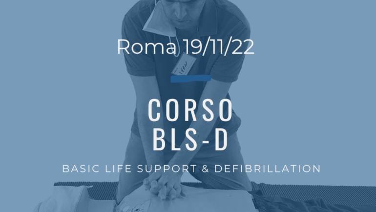 Corso Primo Soccorso BLSD – 19 Novembre 2022 a Roma