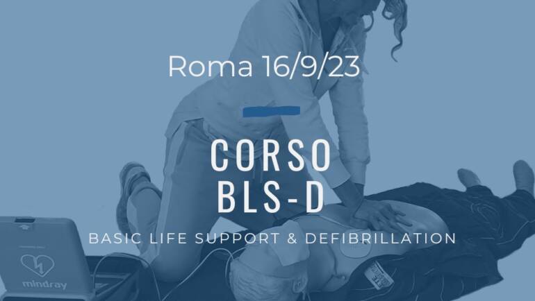 Corso Primo Soccorso BLSD – 16 SETTEMBRE 2023 a Roma